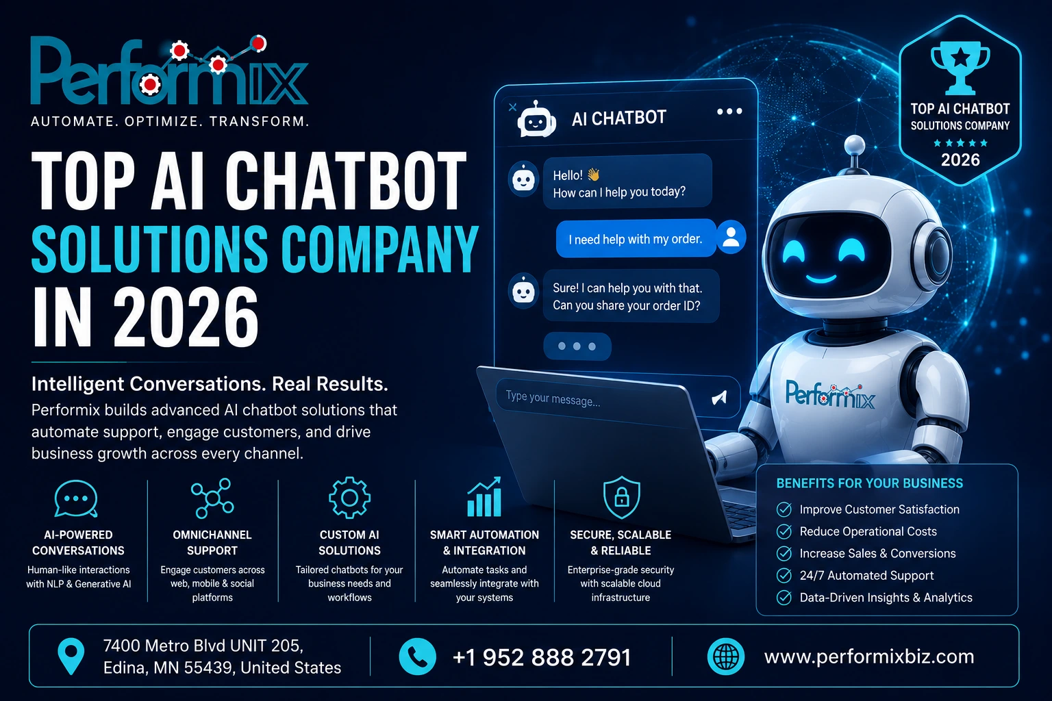 performix – top ai chatbot solutions company in 2026