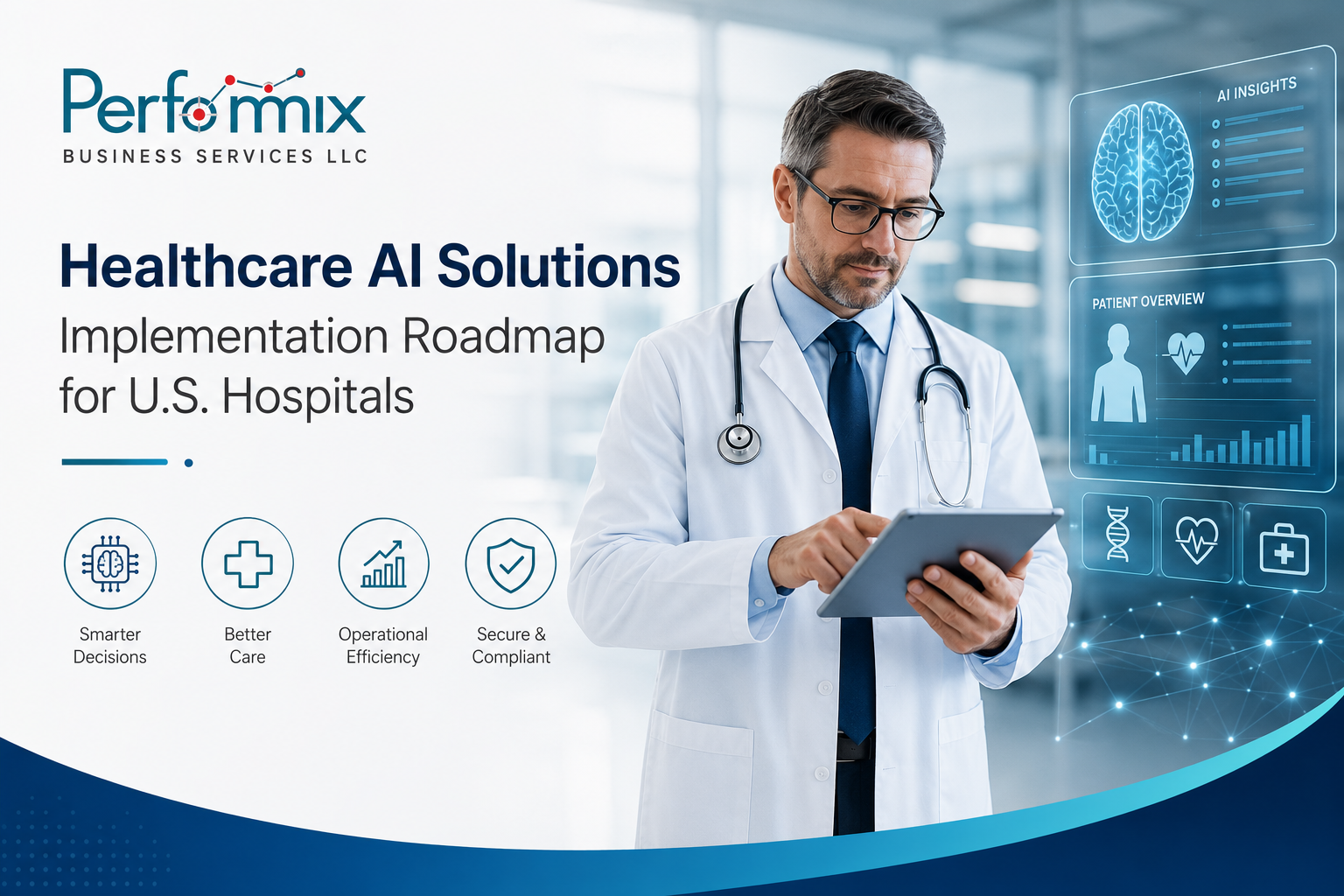 healthcare ai solutions implementation roadmap for u.s. hospitals