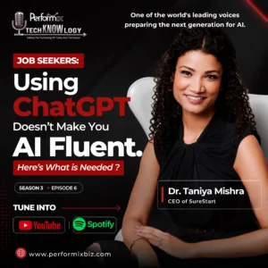 using chatgpt doesn't make you ai fluent here's what does dr. taniya mishra
